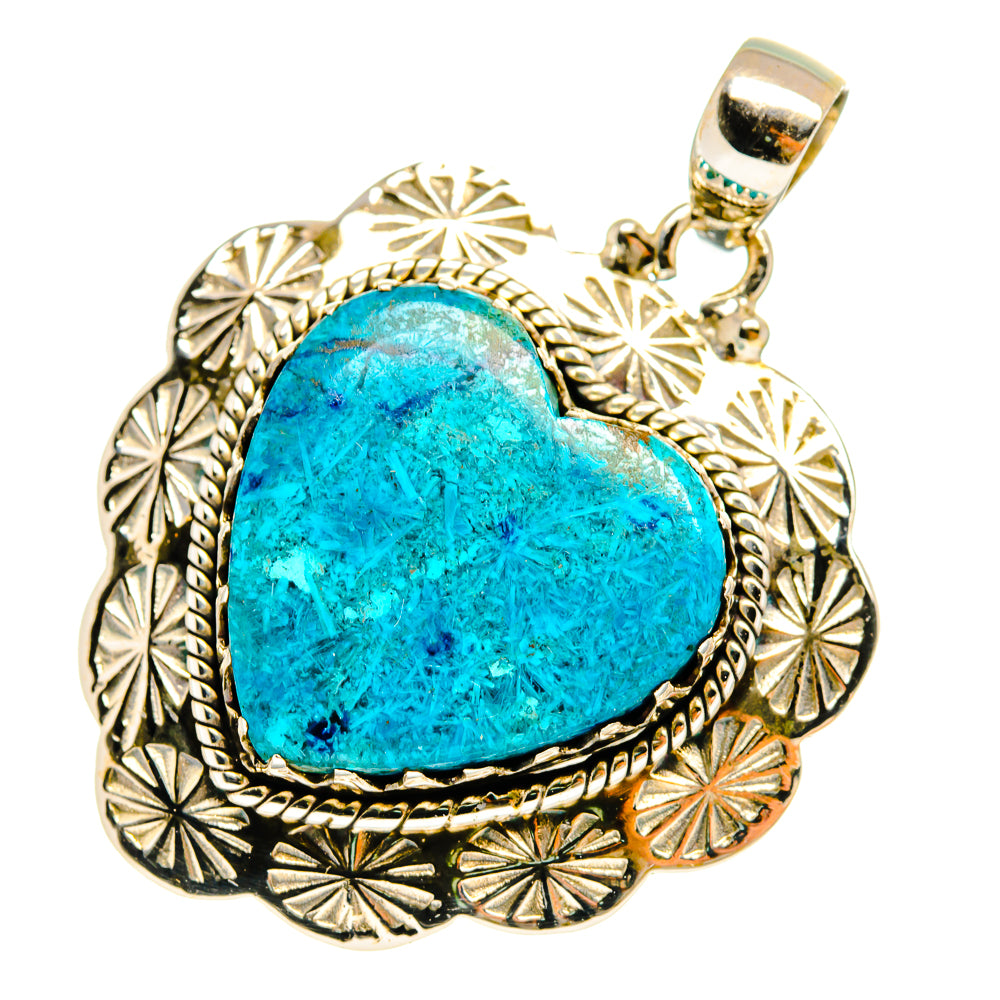 Chrysocolla Pendants handcrafted by Anasilvercos - PD9031
