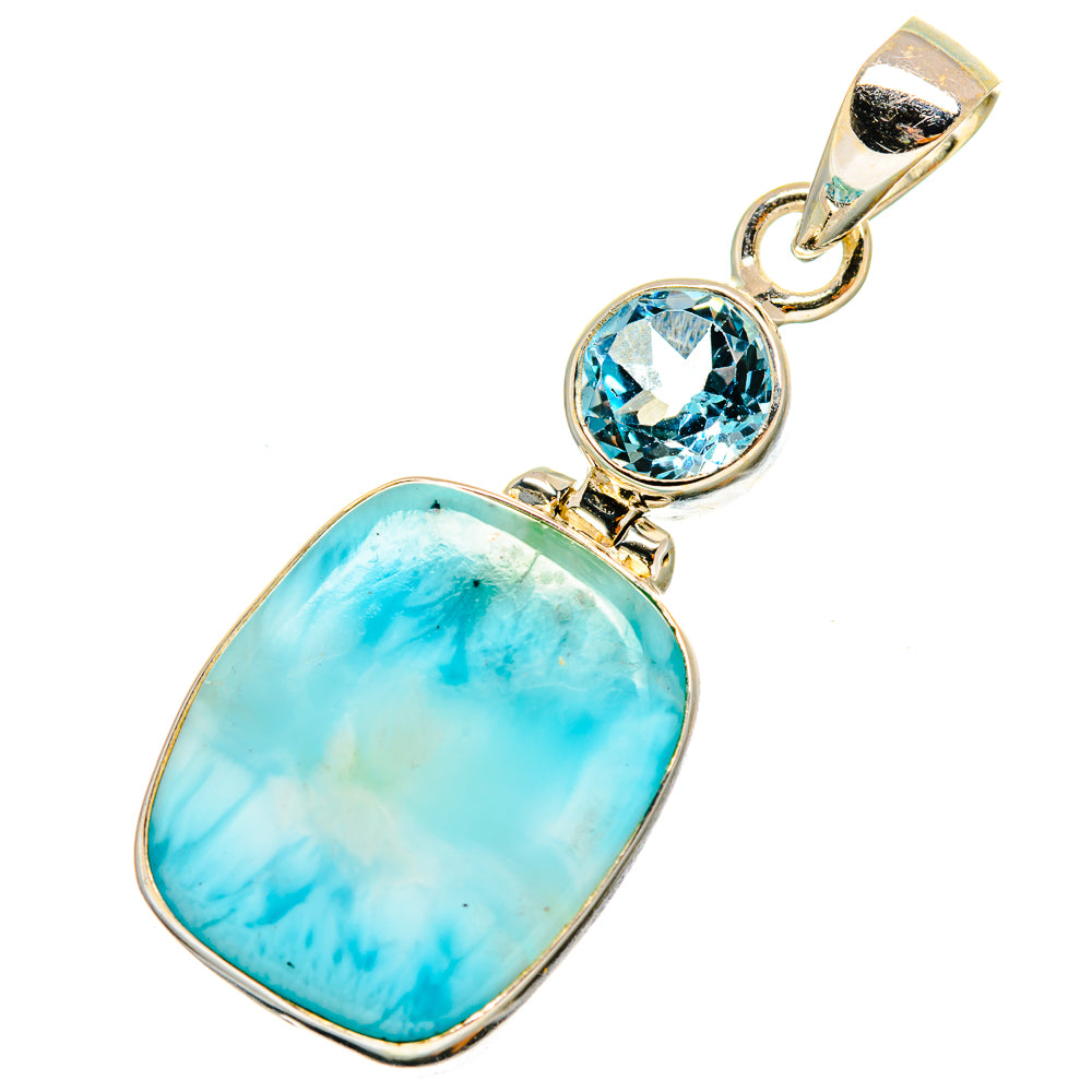 Larimar Pendants handcrafted by Anasilvercos - PD9034
