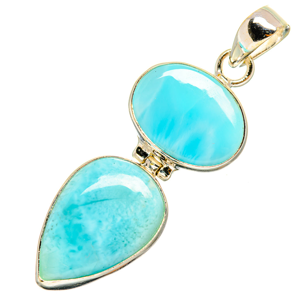 Larimar Pendants handcrafted by Anasilvercos - PD9038