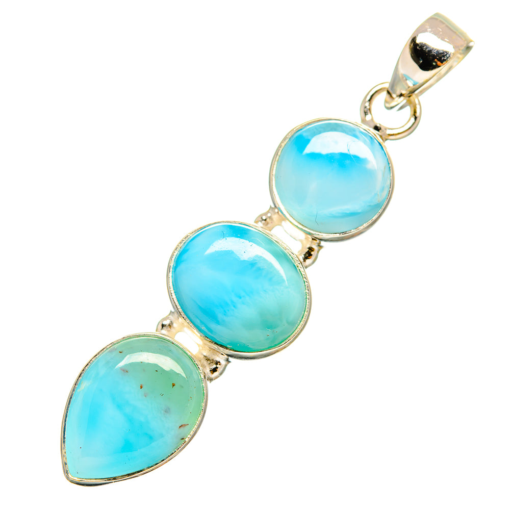 Larimar Pendants handcrafted by Anasilvercos - PD9039