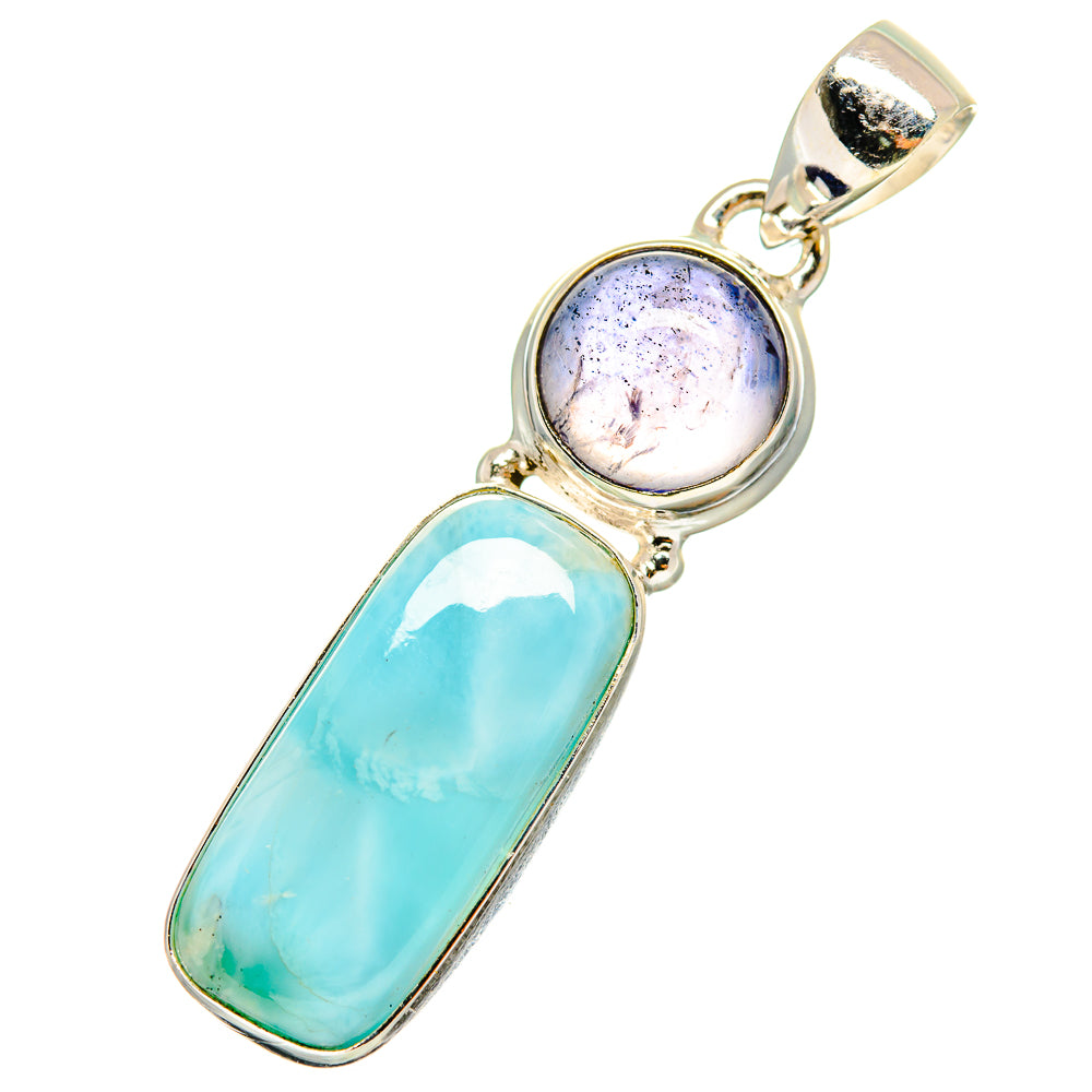 Larimar Pendants handcrafted by Anasilvercos - PD9040