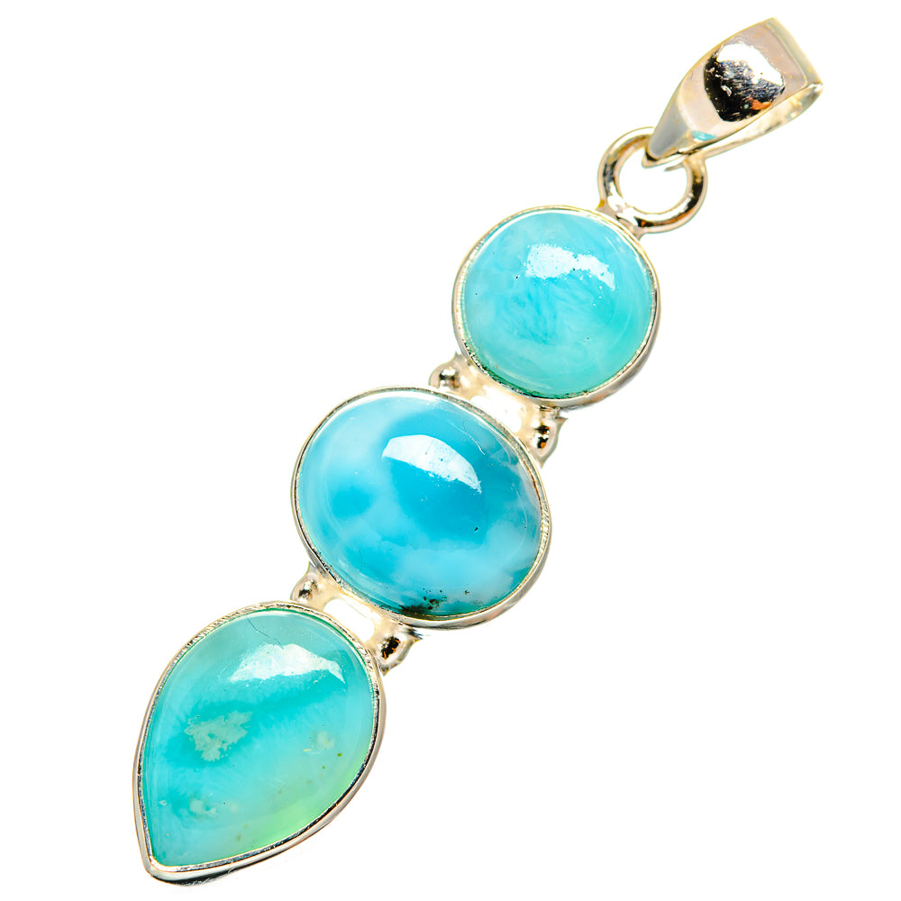 Larimar Pendants handcrafted by Anasilvercos - PD9043