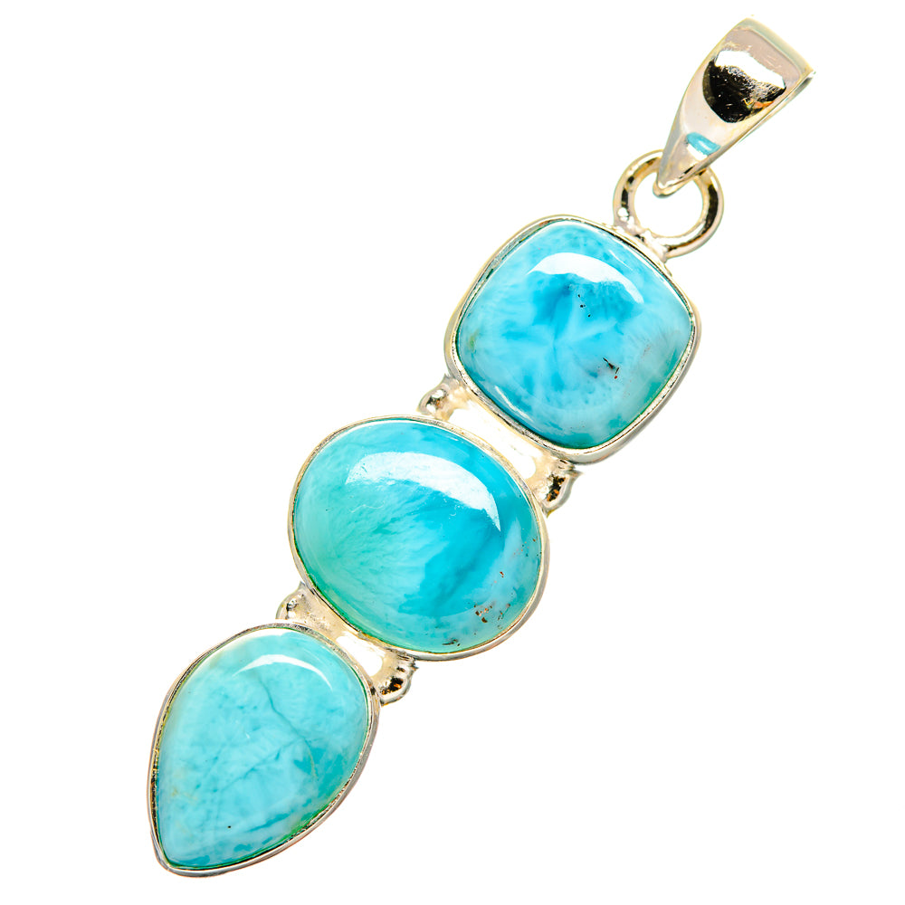 Larimar Pendants handcrafted by Anasilvercos - PD9044