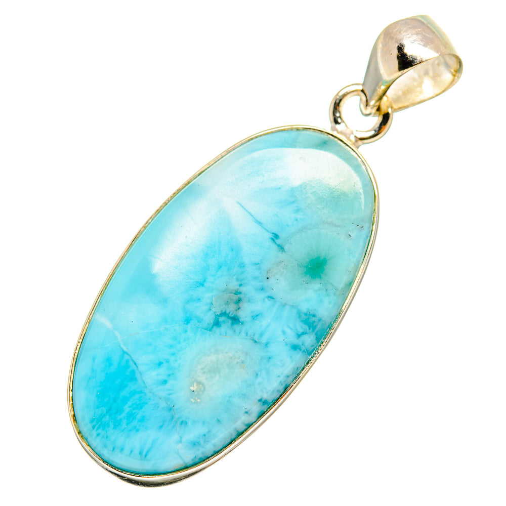 Larimar Pendants handcrafted by Anasilvercos - PD9046