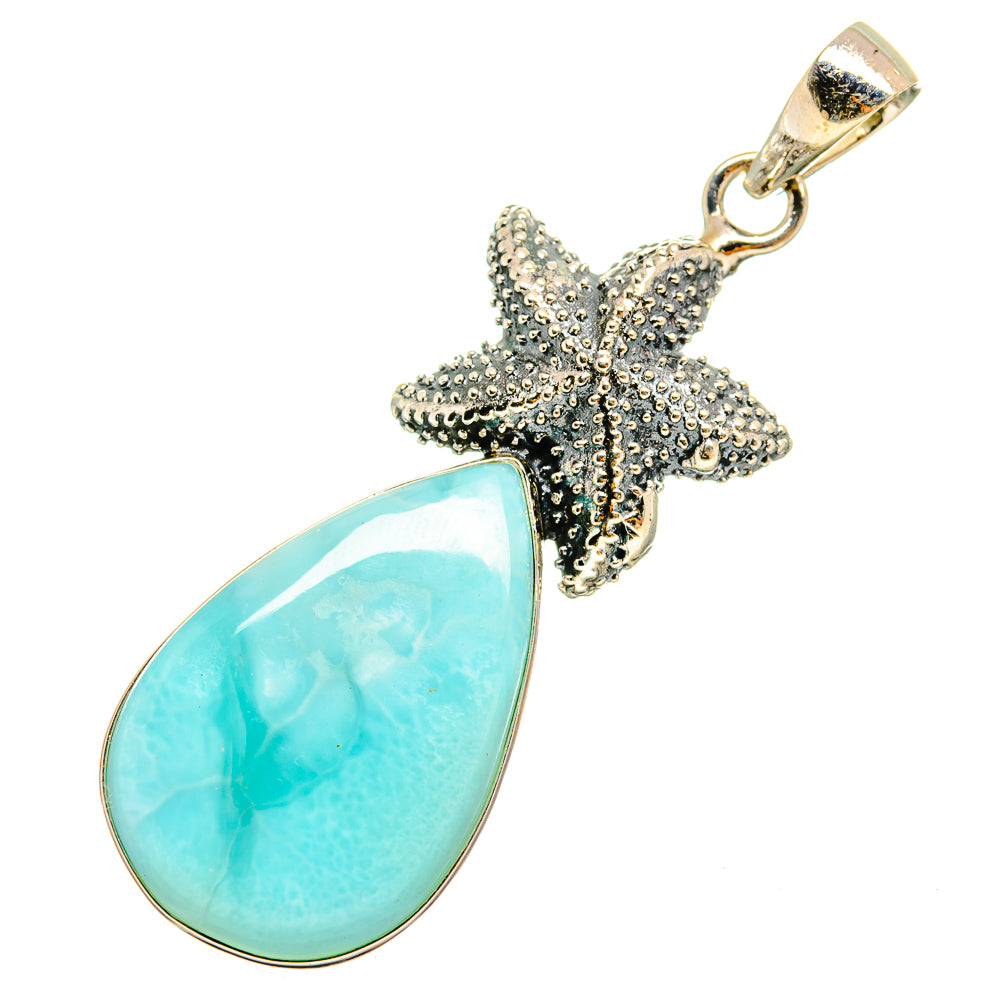 Larimar Pendants handcrafted by Anasilvercos - PD9047