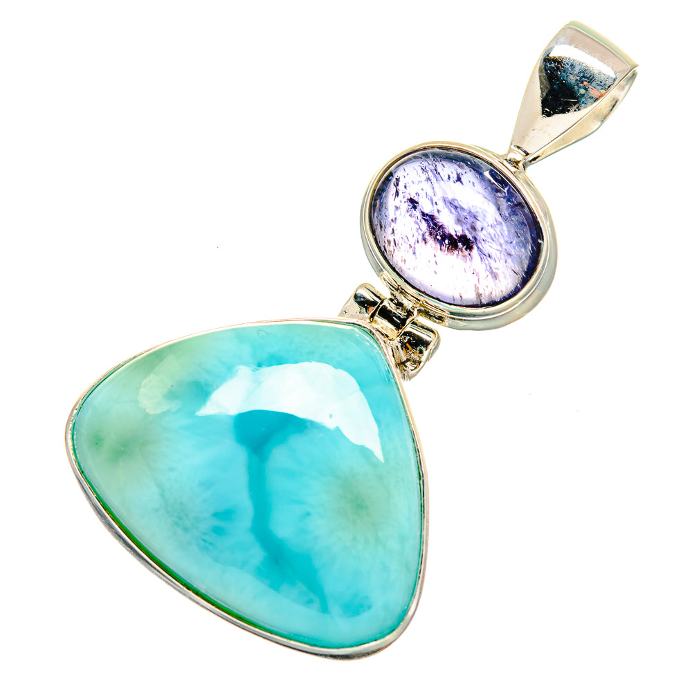 Larimar Pendants handcrafted by Anasilvercos - PD9050
