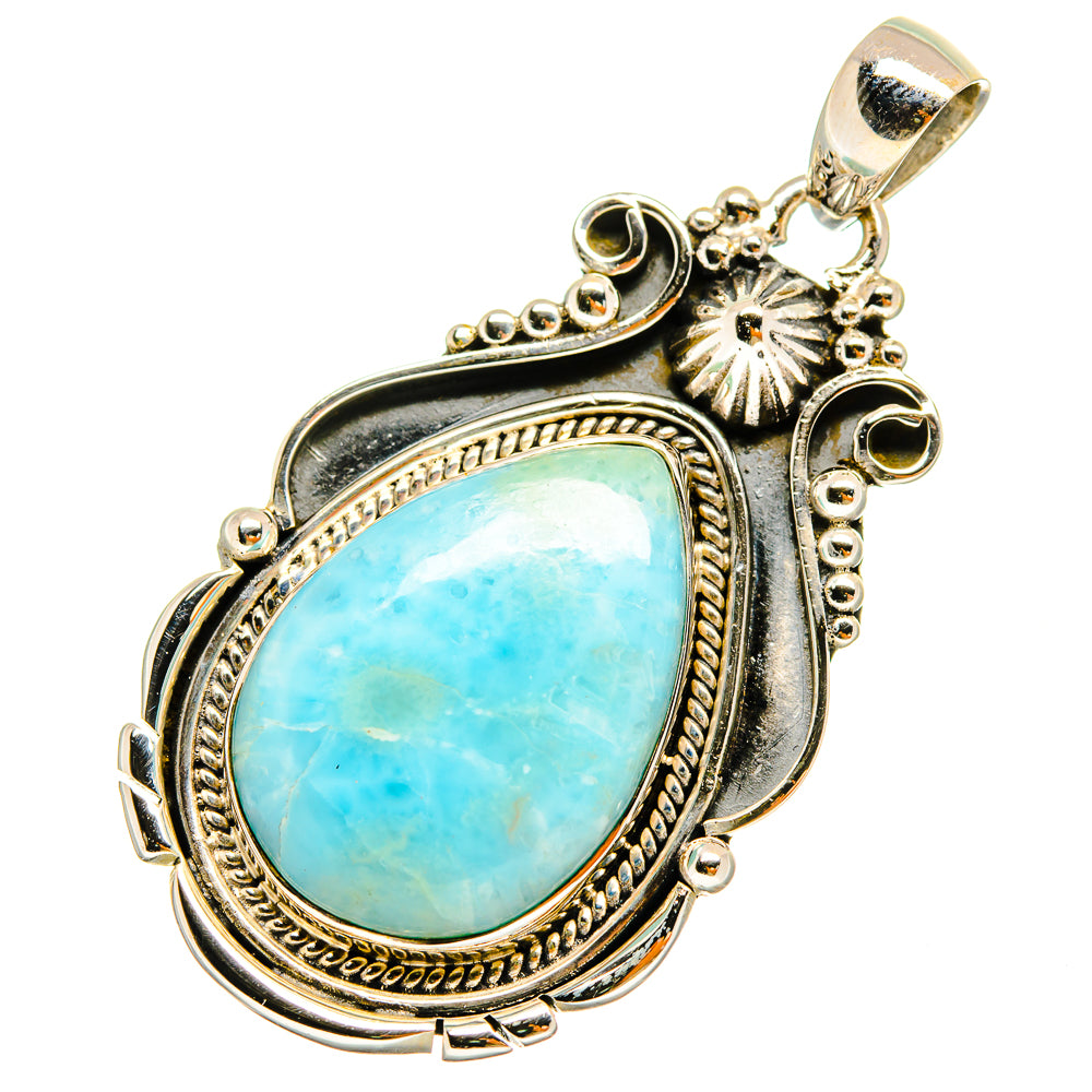Larimar Pendants handcrafted by Anasilvercos - PD9055