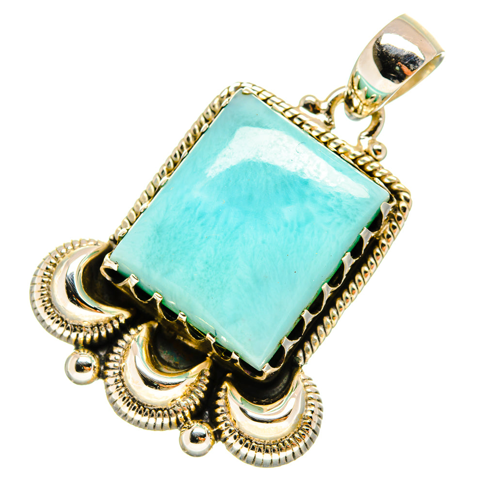 Larimar Pendants handcrafted by Anasilvercos - PD9057