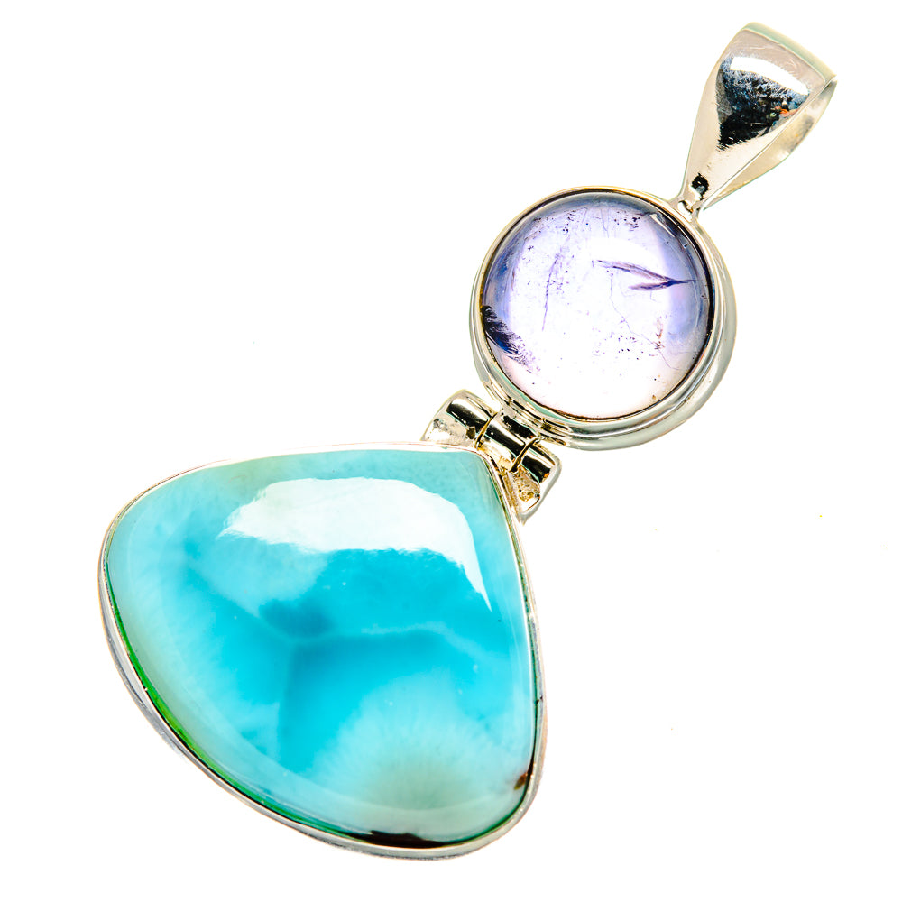 Larimar Pendants handcrafted by Anasilvercos - PD9059