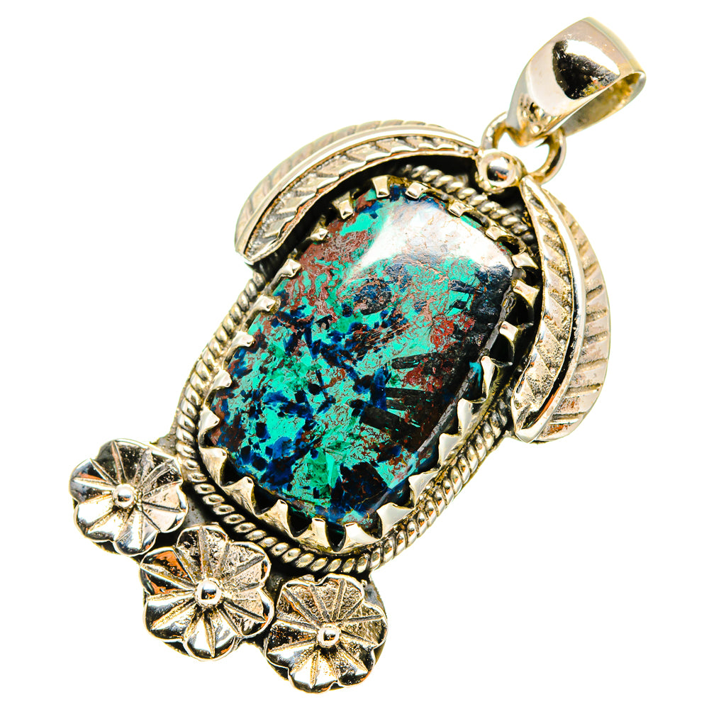 Shattuckite Pendants handcrafted by Anasilvercos - PD9071