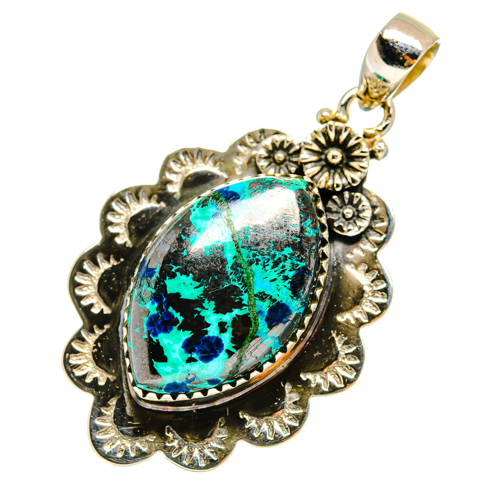 Shattuckite Pendants handcrafted by Anasilvercos - PD9074