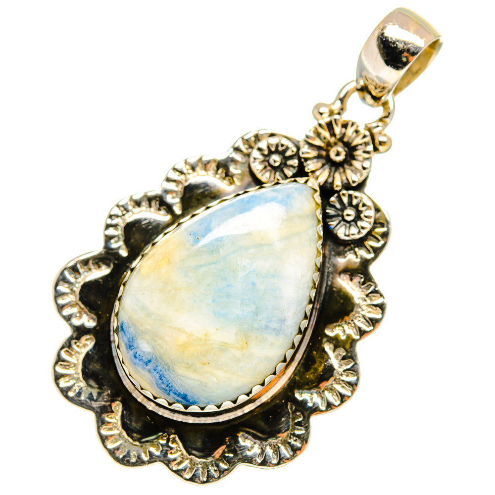 Blue Scheelite Pendants handcrafted by Anasilvercos - PD9080