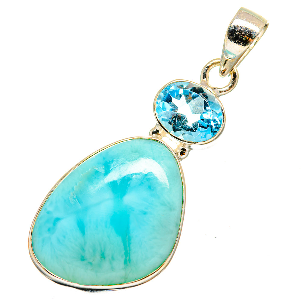 Larimar Pendants handcrafted by Anasilvercos - PD9091