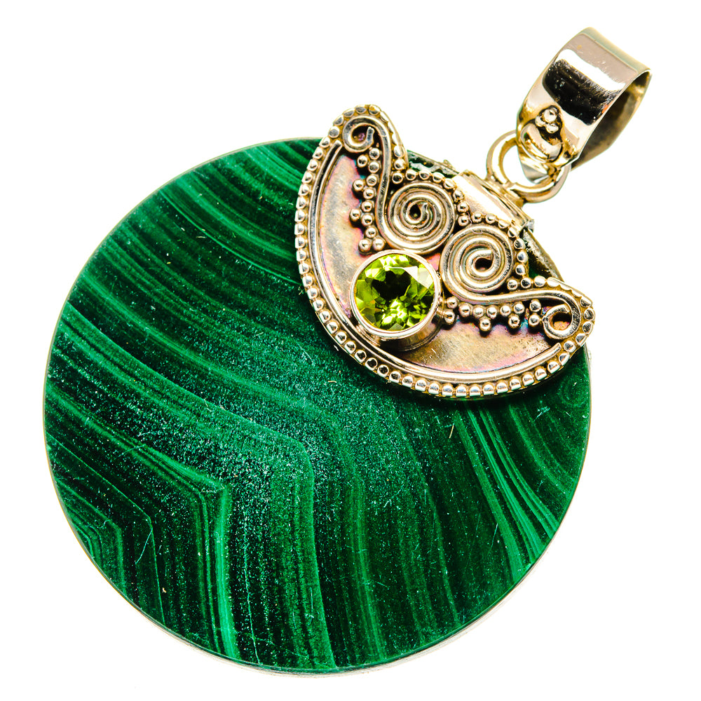 Malachite Pendants handcrafted by Anasilvercos - PD9094
