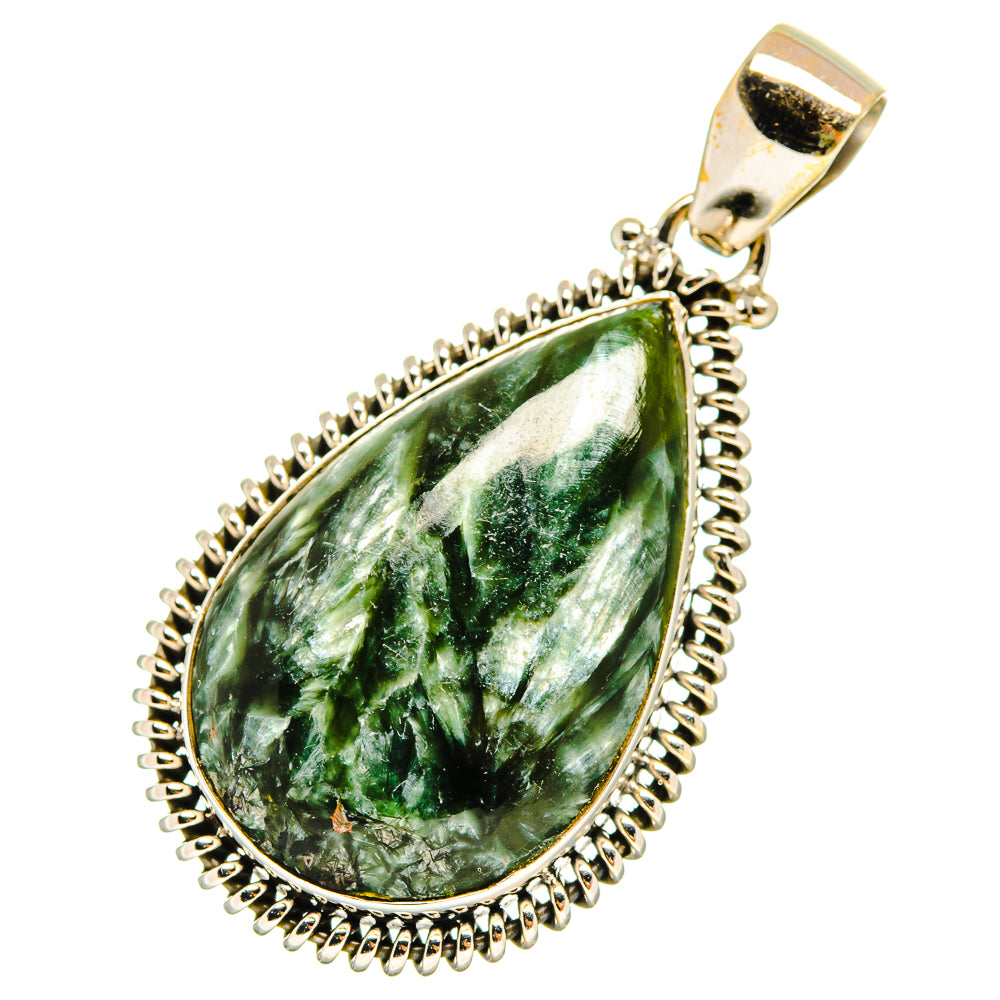 Seraphinite Pendants handcrafted by Anasilvercos - PD9102