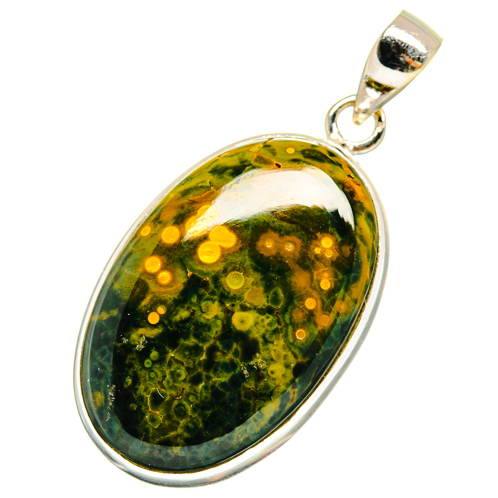 Ocean Jasper Pendants handcrafted by Anasilvercos - PD9103