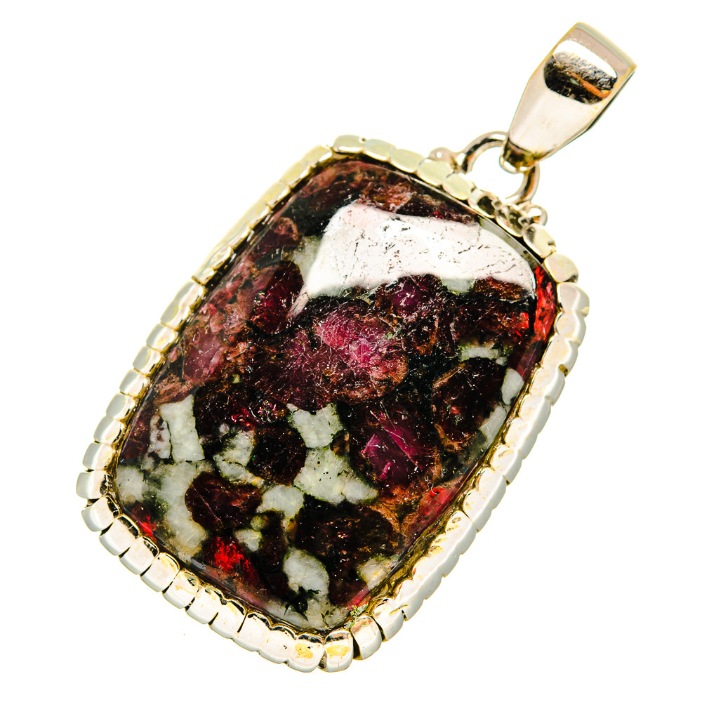 Russian Eudialyte Pendants handcrafted by Anasilvercos - PD9110