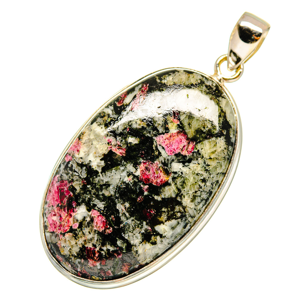 Russian Eudialyte Pendants handcrafted by Anasilvercos - PD9116