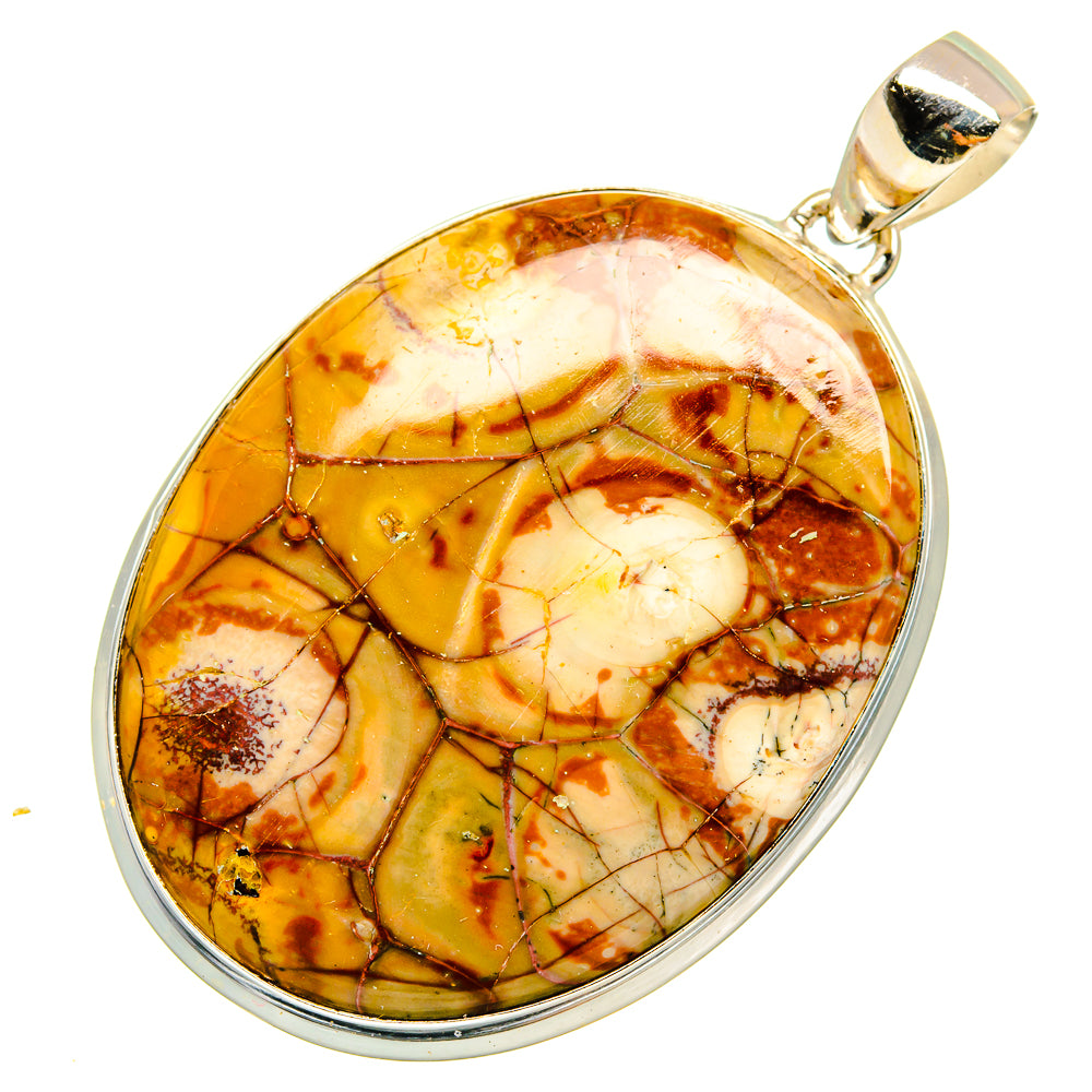 Poppy Jasper Pendants handcrafted by Anasilvercos - PD9131