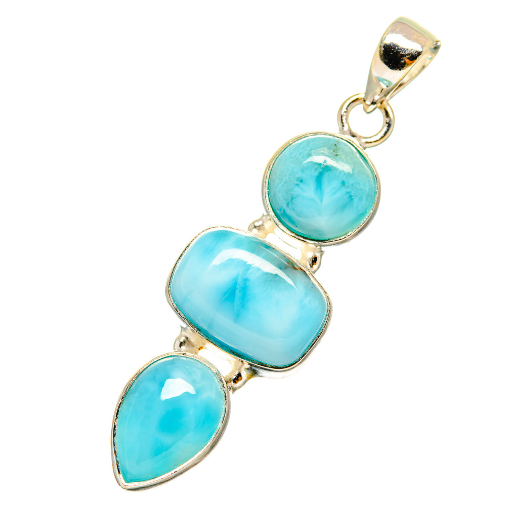 Larimar Pendants handcrafted by Anasilvercos - PD9137