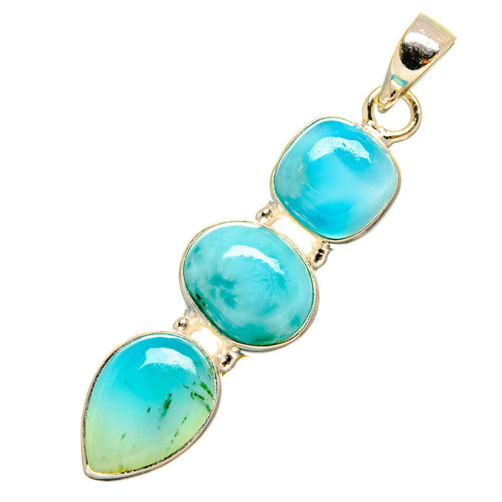 Larimar Pendants handcrafted by Anasilvercos - PD9139