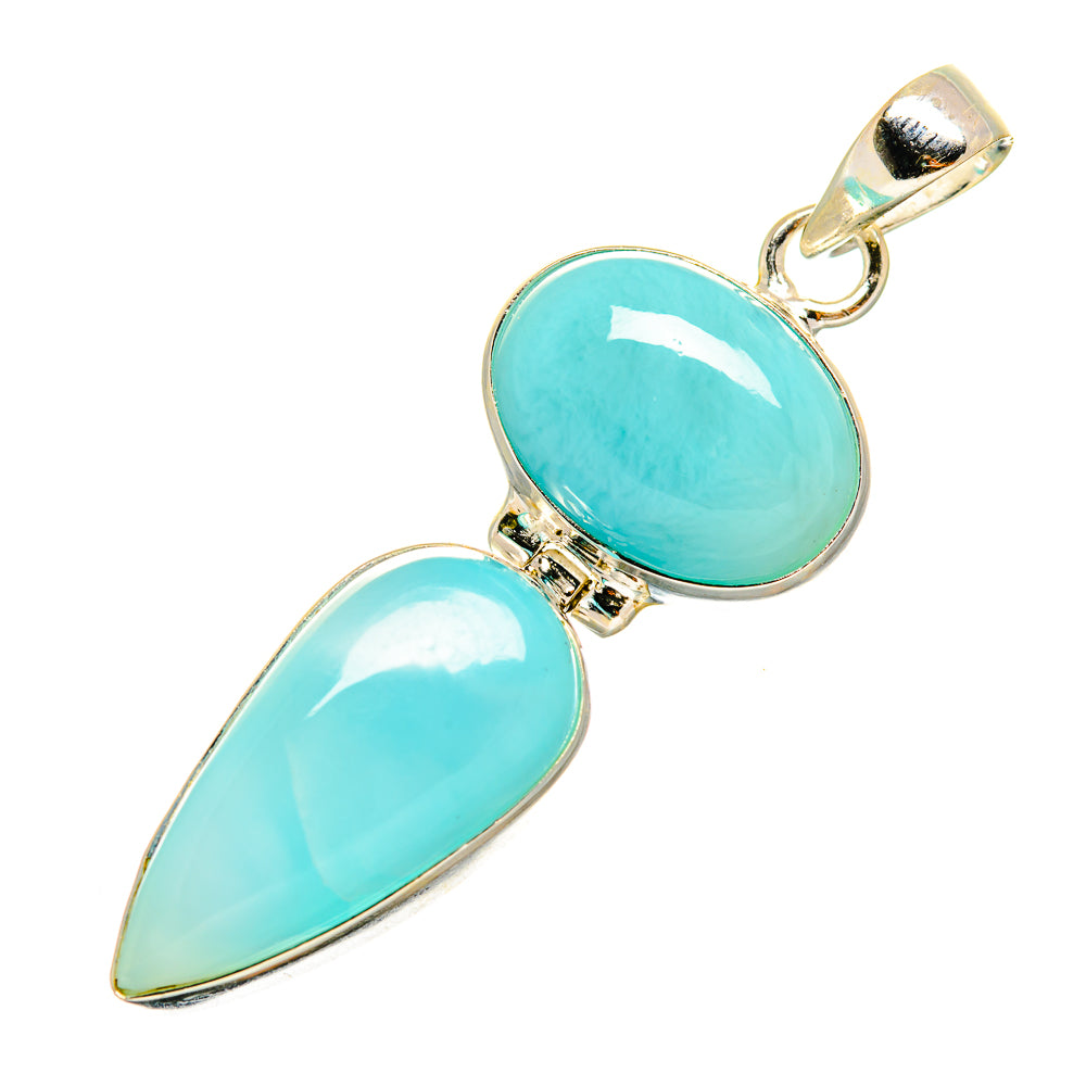 Larimar Pendants handcrafted by Anasilvercos - PD9140