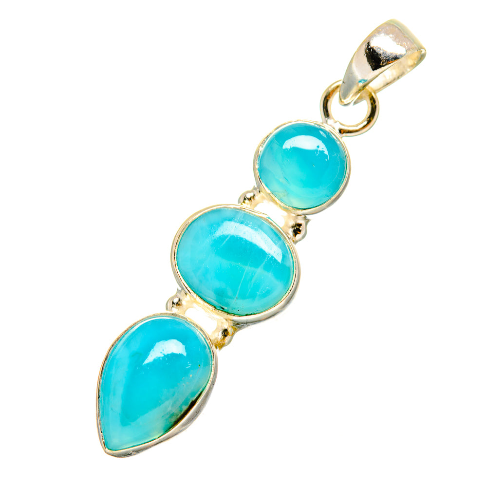 Larimar Pendants handcrafted by Anasilvercos - PD9143