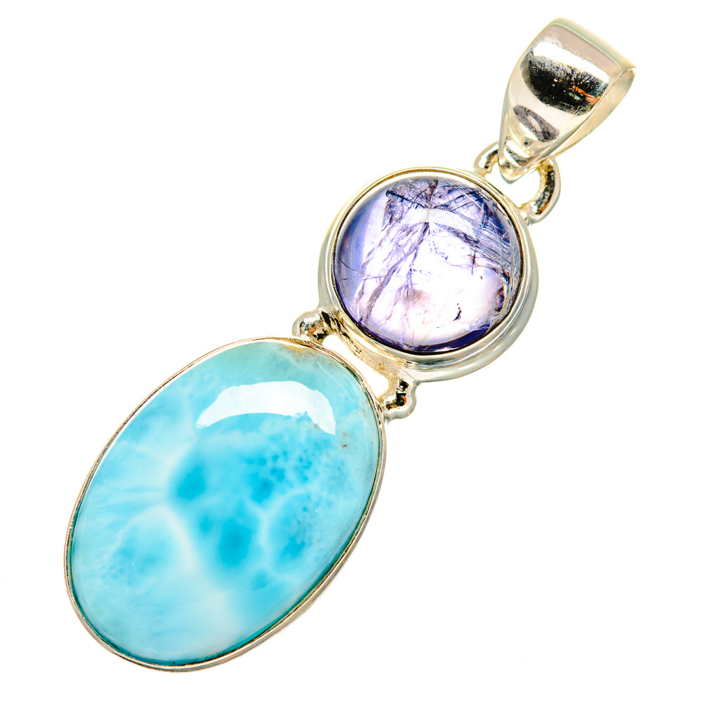Larimar Pendants handcrafted by Anasilvercos - PD9147