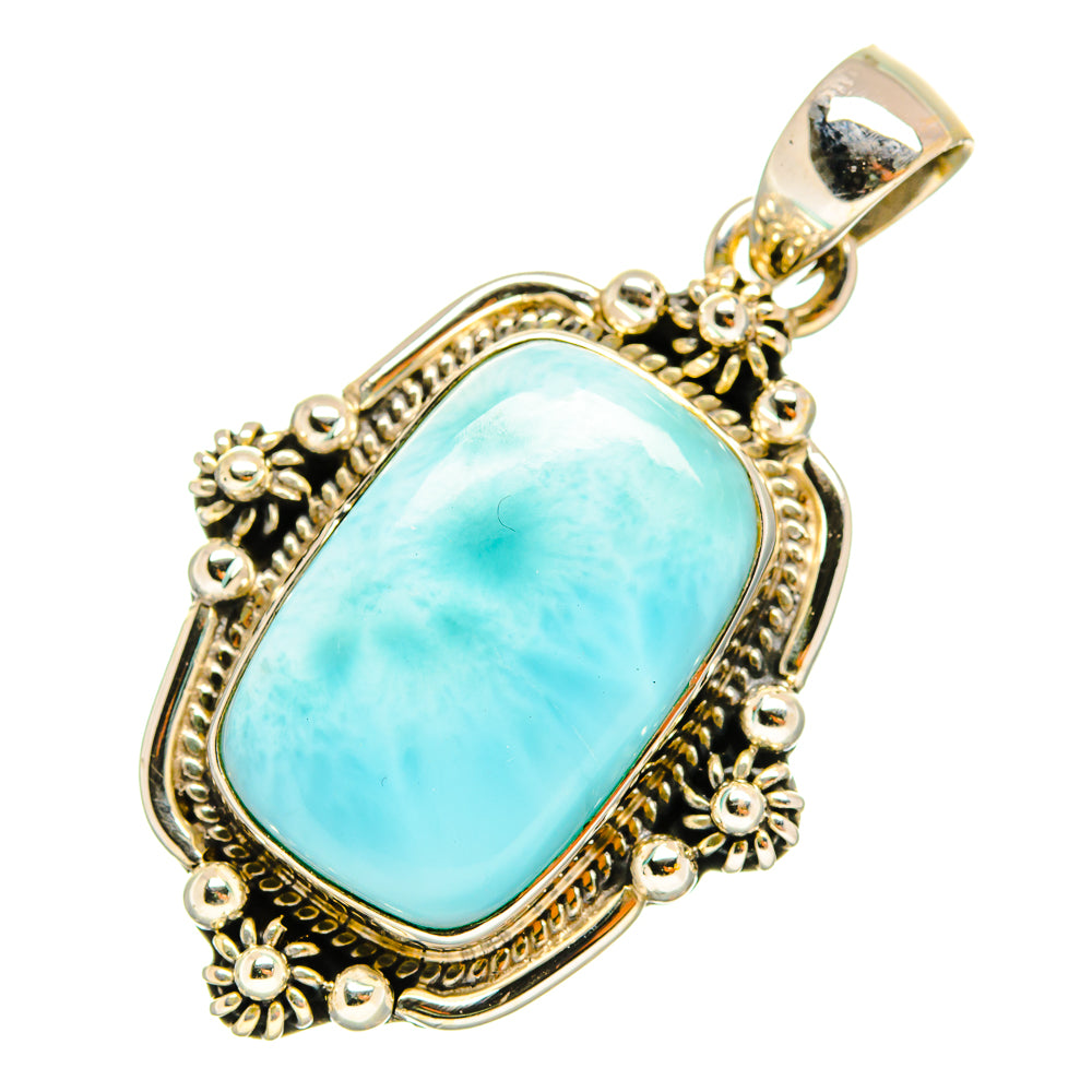 Larimar Pendants handcrafted by Anasilvercos - PD9148
