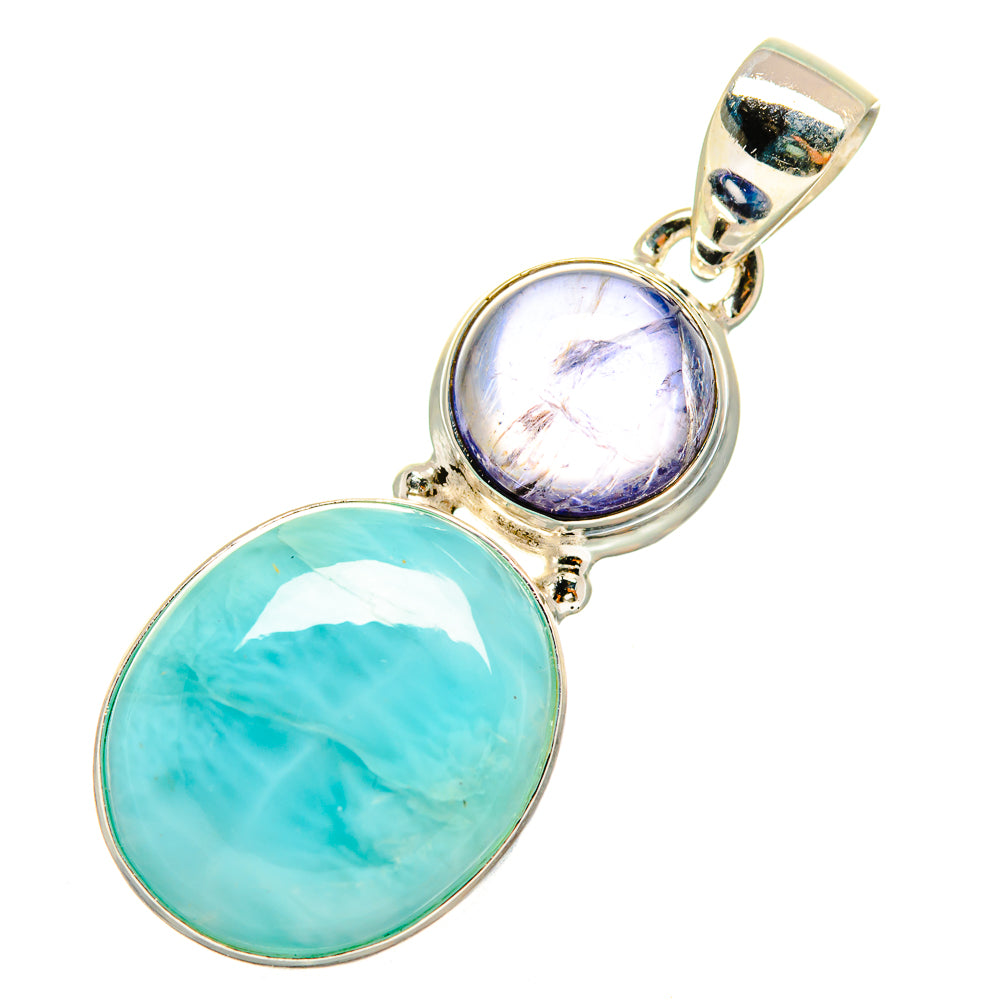 Larimar Pendants handcrafted by Anasilvercos - PD9149