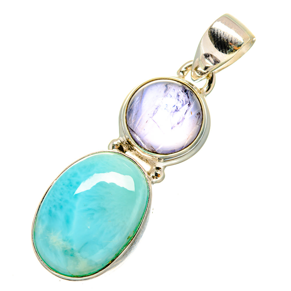 Larimar Pendants handcrafted by Anasilvercos - PD9158