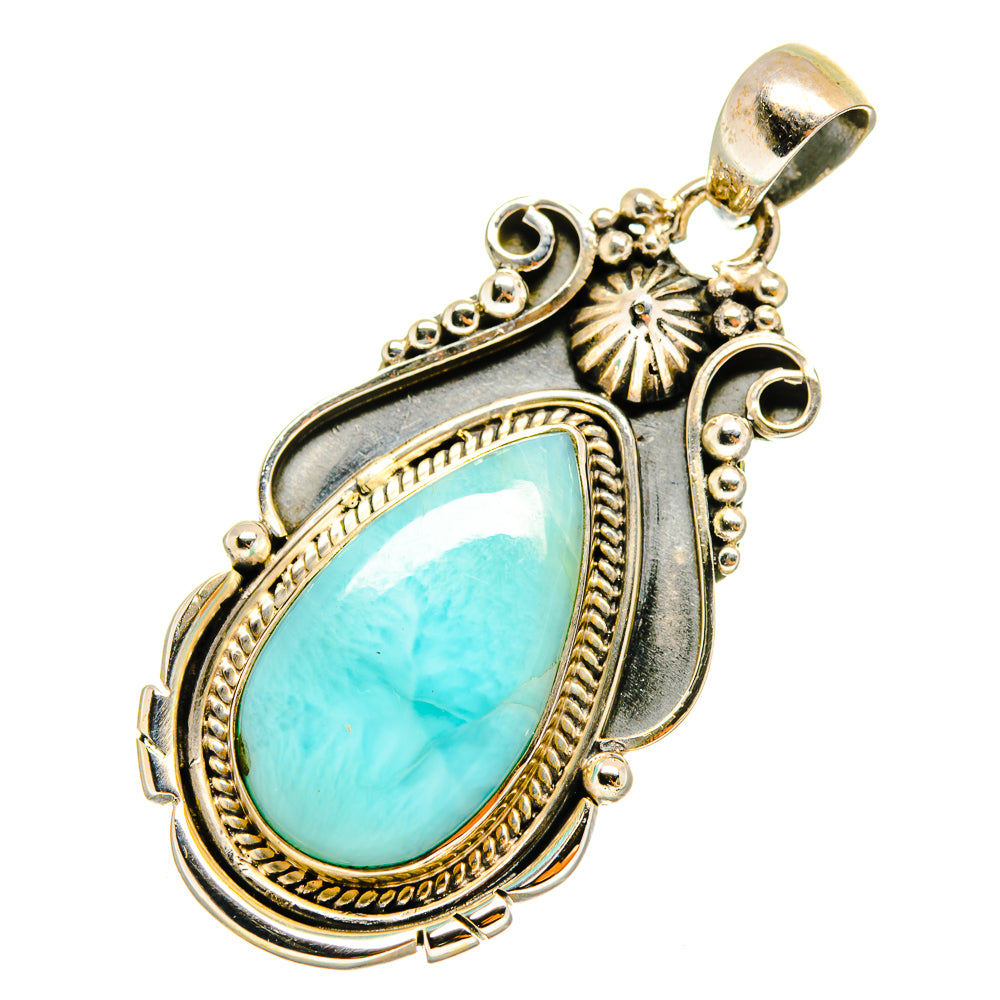 Larimar Pendants handcrafted by Anasilvercos - PD9159