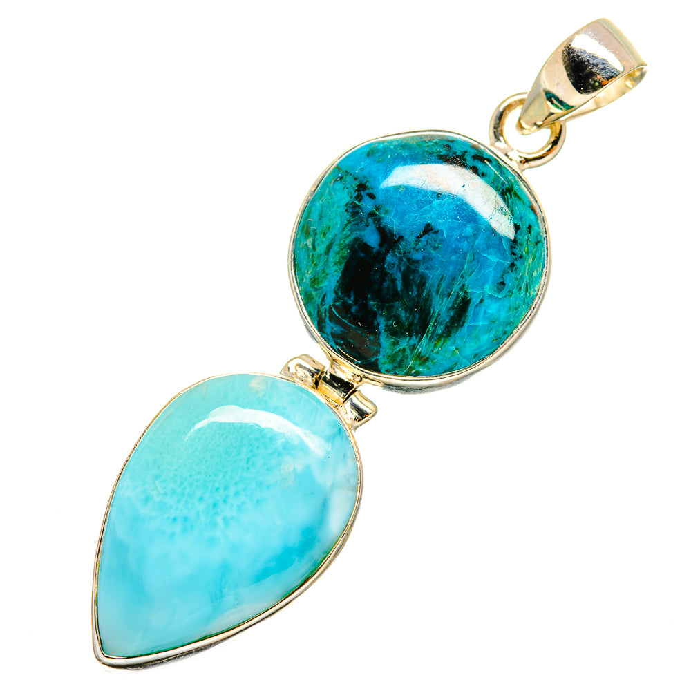 Larimar Pendants handcrafted by Anasilvercos - PD9162