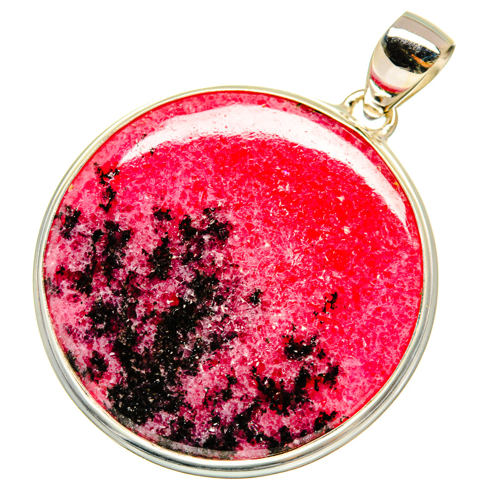 Rhodonite Pendants handcrafted by Anasilvercos - PD9178