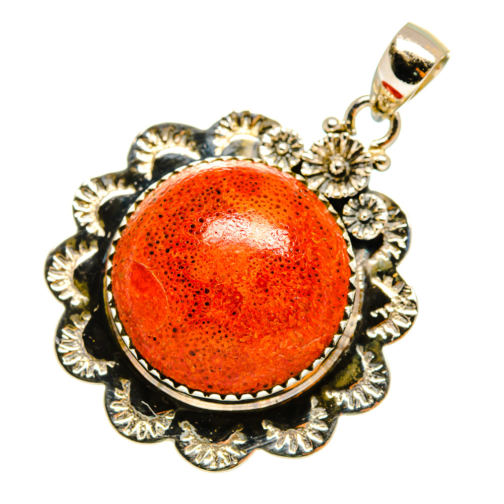 Sponge Coral Pendants handcrafted by Anasilvercos - PD9195