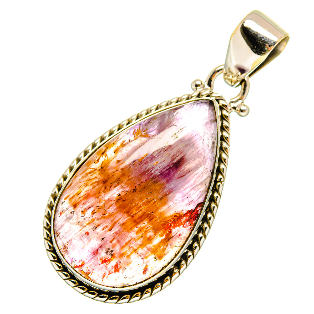 Cacoxenite Amethyst Pendants handcrafted by Anasilvercos - PD9207
