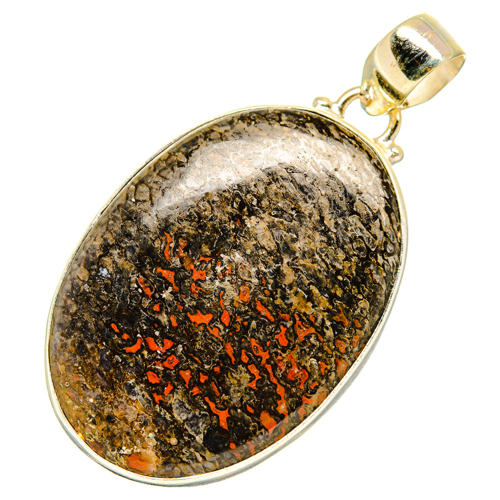 Russian Eudialyte Pendants handcrafted by Anasilvercos - PD9215