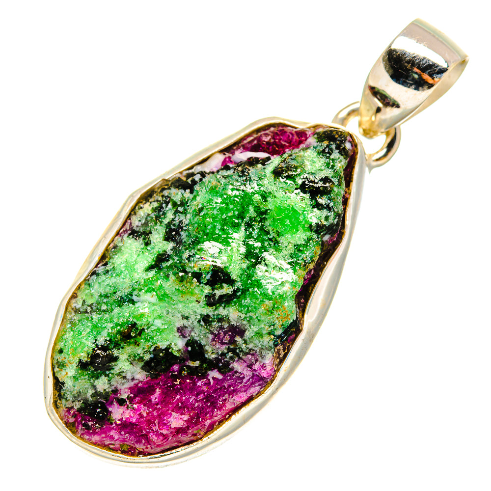 Ruby Fuchsite Pendants handcrafted by Anasilvercos - PD9225