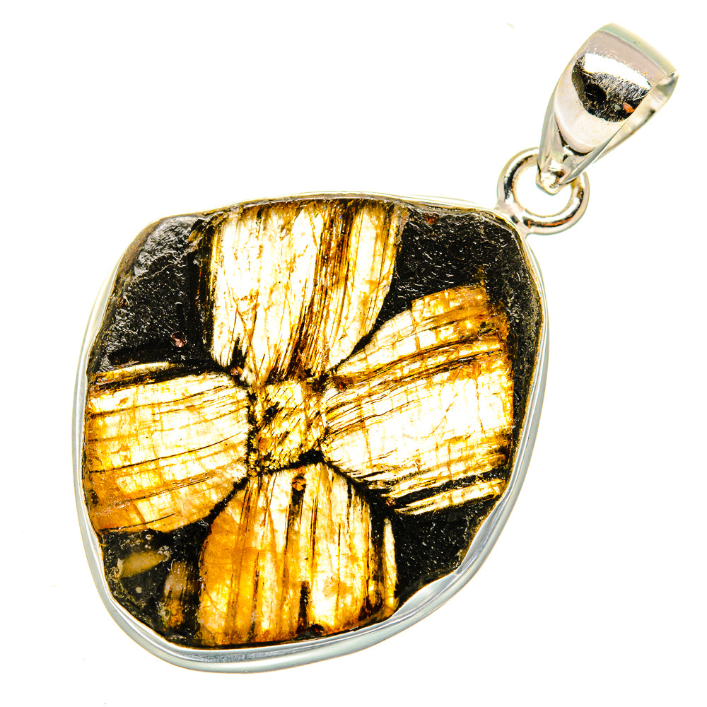 Chiastolite Pendants handcrafted by Anasilvercos - PD9247