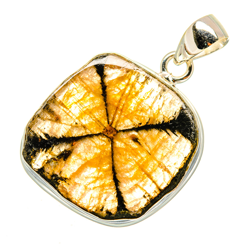 Chiastolite Pendants handcrafted by Anasilvercos - PD9250