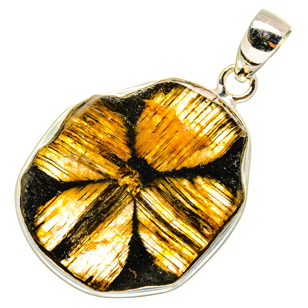 Chiastolite Pendants handcrafted by Anasilvercos - PD9256