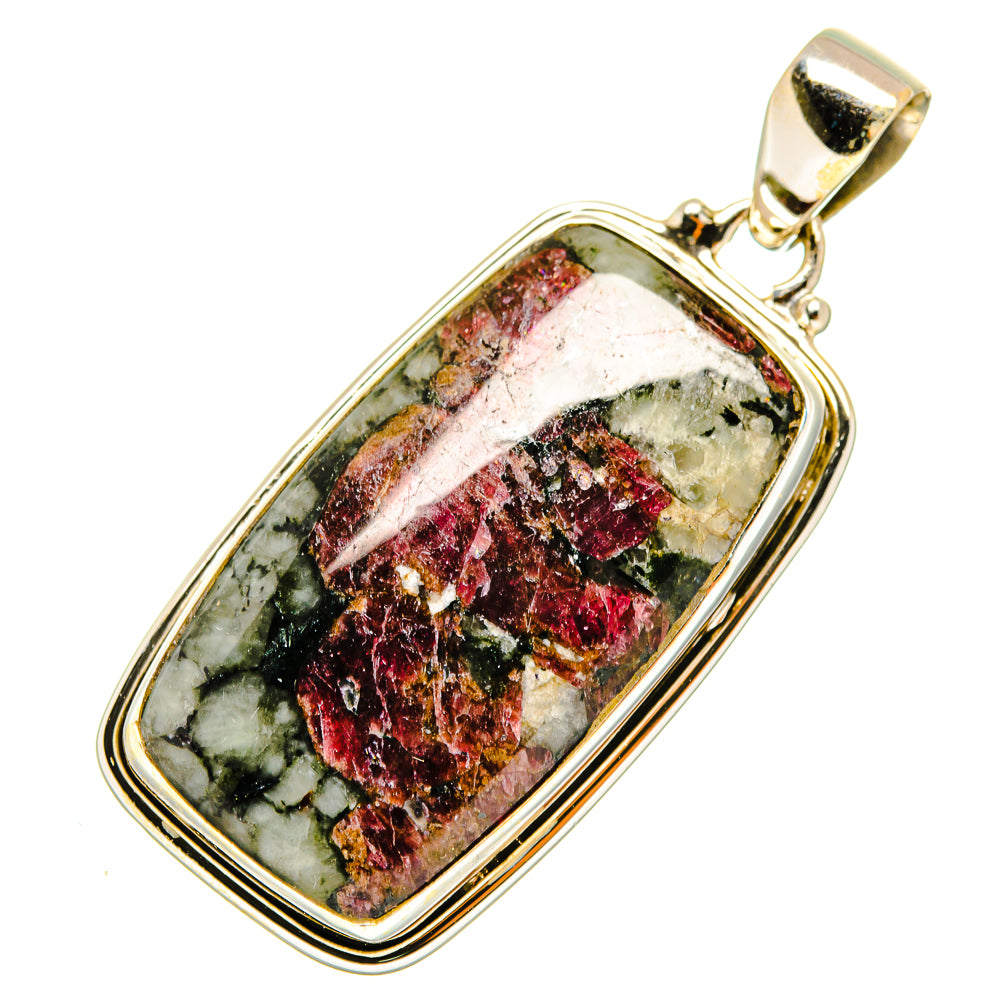 Russian Eudialyte Pendants handcrafted by Anasilvercos - PD9265