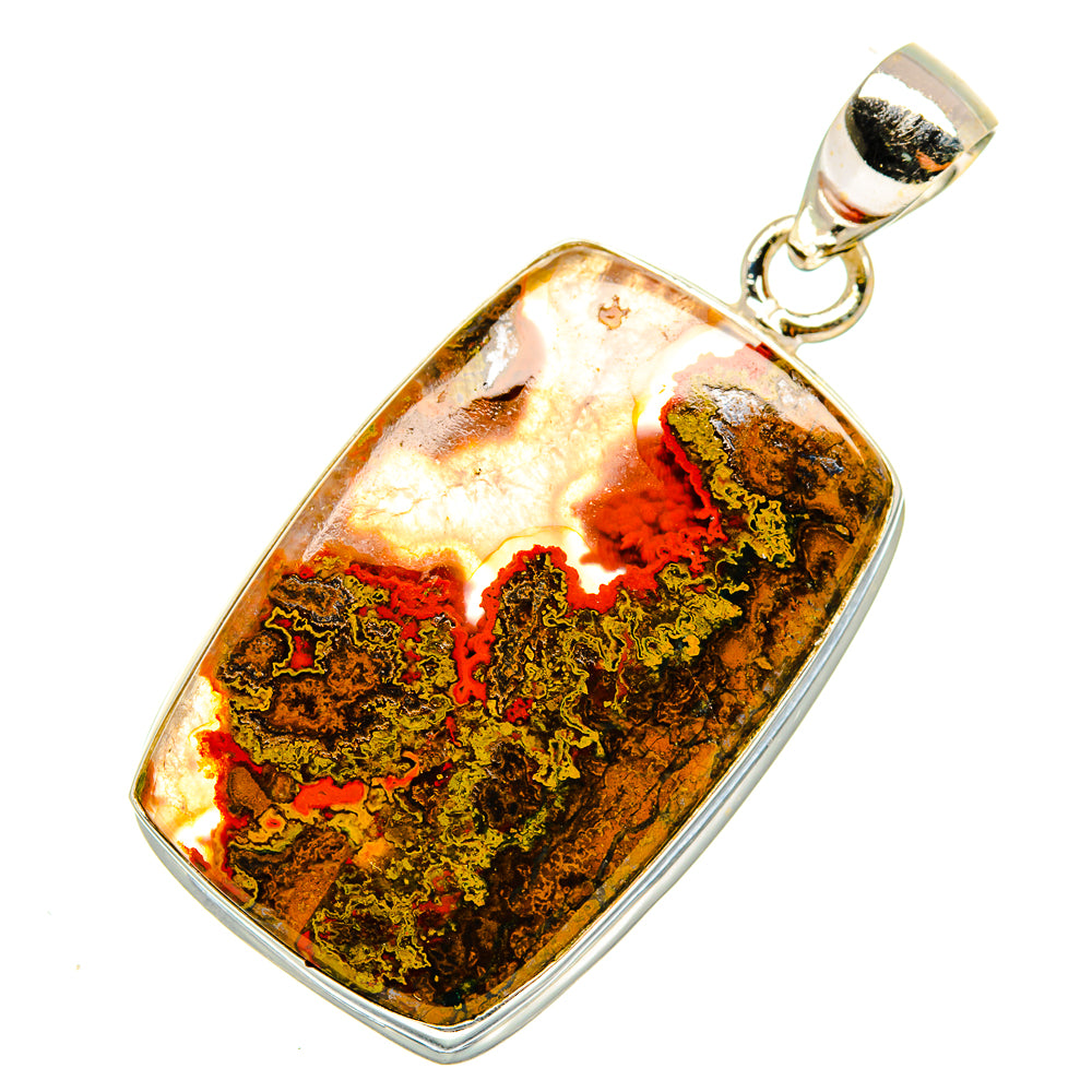 Moroccan Agate Pendants handcrafted by Anasilvercos - PD9269