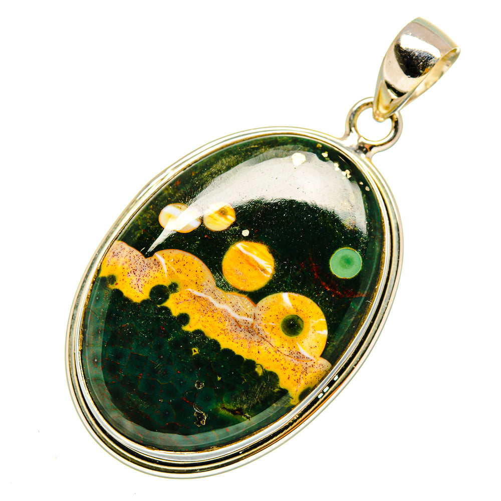 Ocean Jasper Pendants handcrafted by Anasilvercos - PD9287