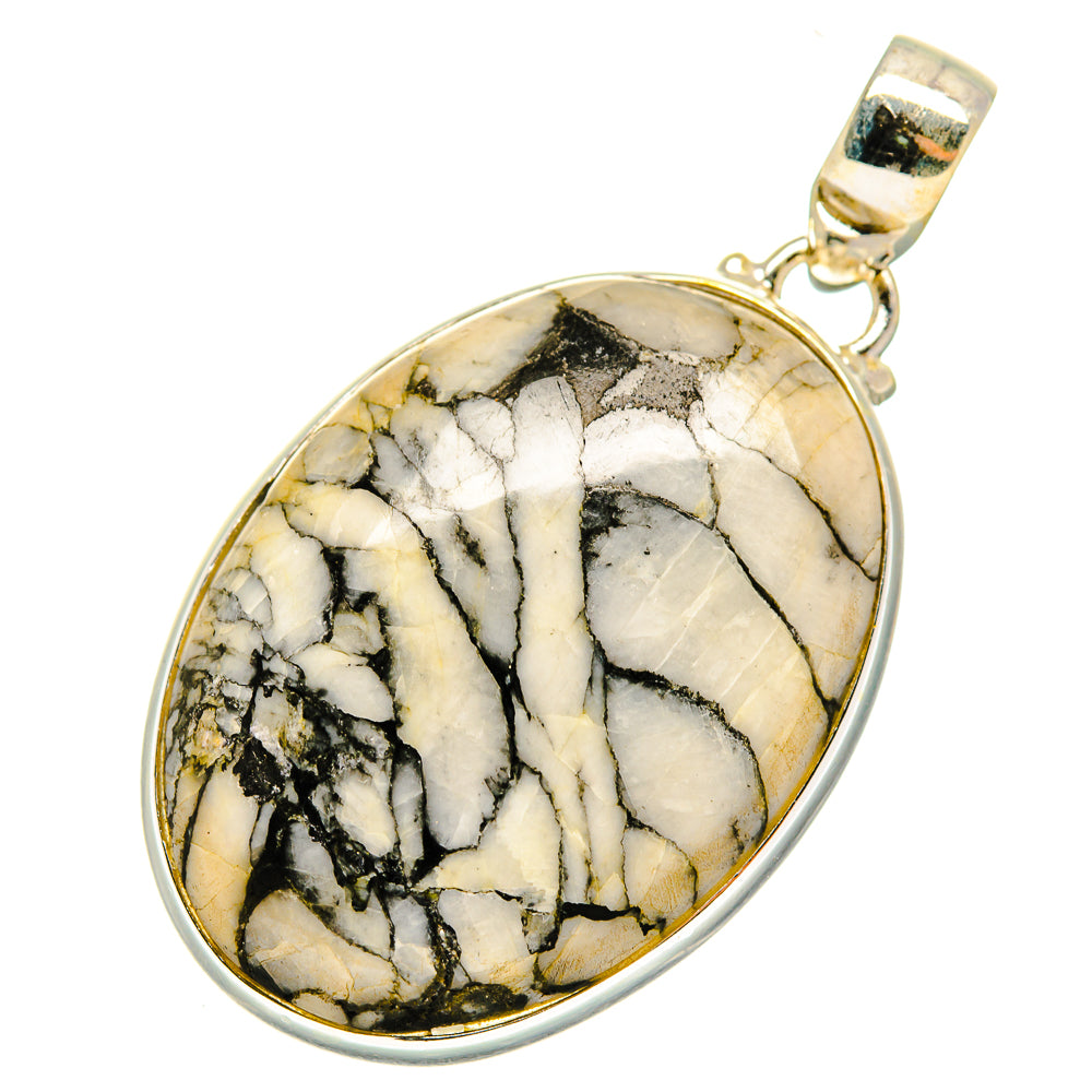 Chrysanthemum Stone Pendants handcrafted by Anasilvercos - PD9293