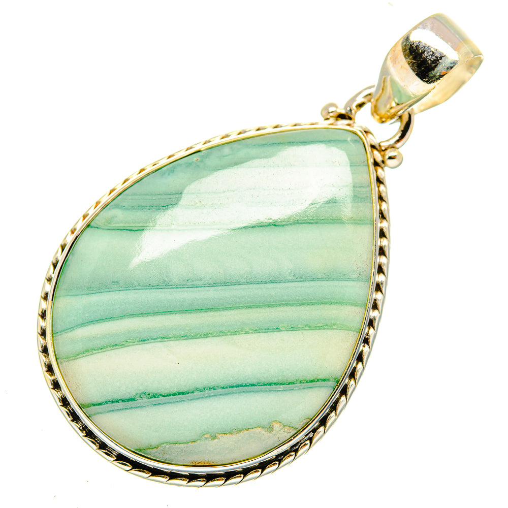 Green Jasper Pendants handcrafted by Anasilvercos - PD9321
