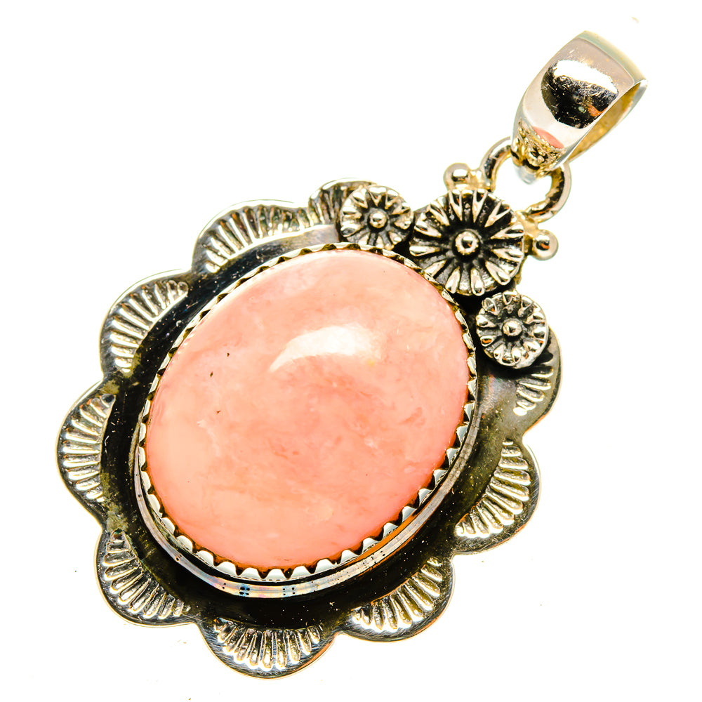 Pink Opal Pendants handcrafted by Anasilvercos - PD9326