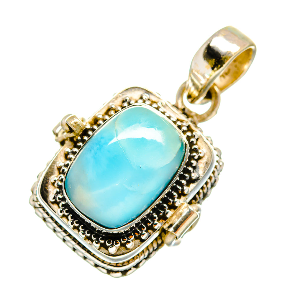 Larimar Pendants handcrafted by Anasilvercos - PD9435