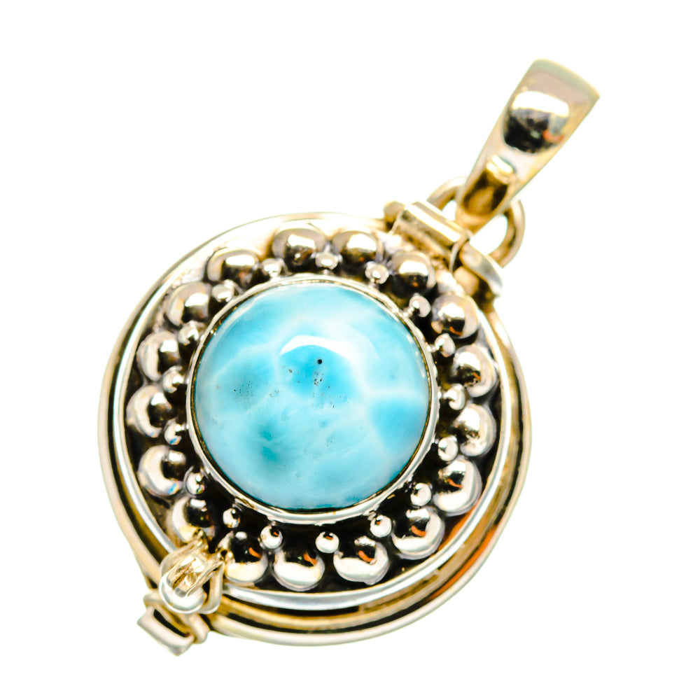 Larimar Pendants handcrafted by Anasilvercos - PD9436