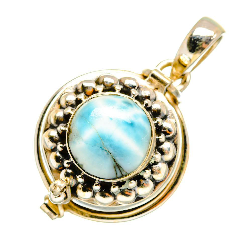 Larimar Pendants handcrafted by Anasilvercos - PD9437